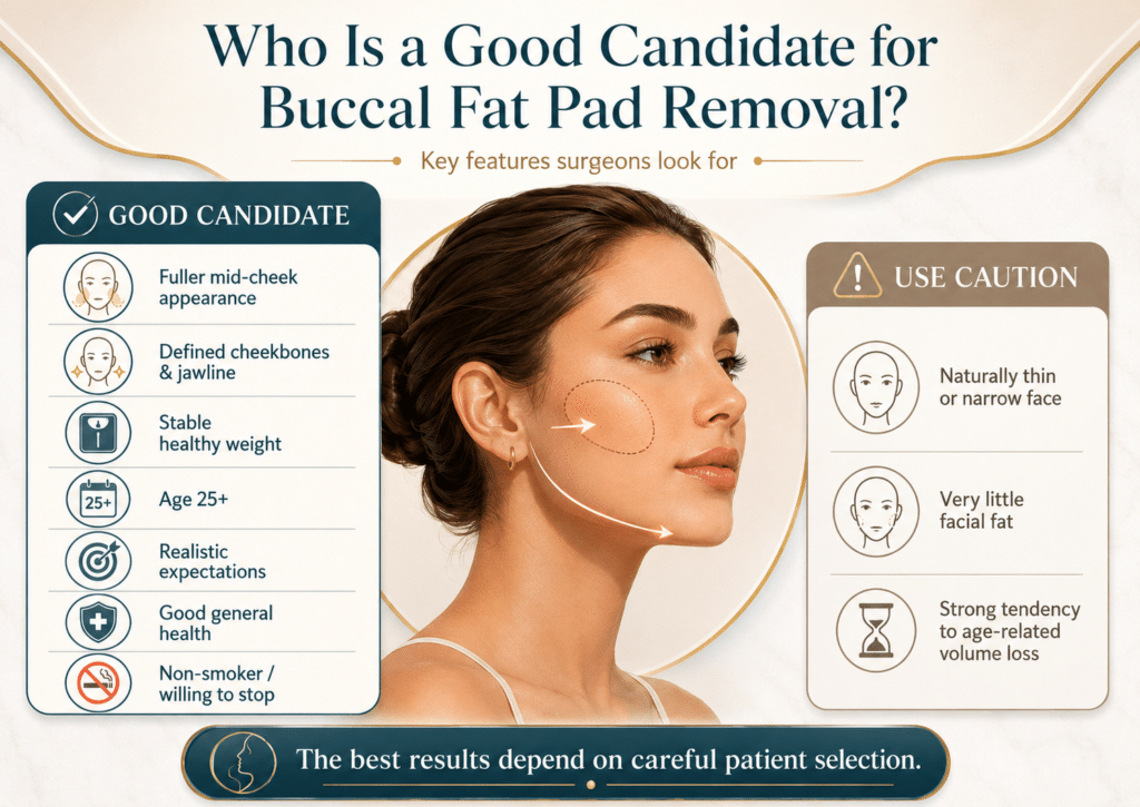 Who Is a Good Candidate for Buccal Fat Pad Removal?